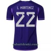 Argentina L. MARTINEZ 22 Borte VM 2022 - Herre Fotballdrakt